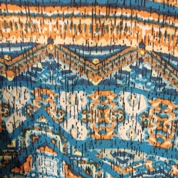 One World Hanky Hem Top/Tunic with Chiffon Trim on Each Side Women's Size XXXL - Picture 7 of 12